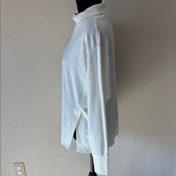 Haven Well Within Bone White Side Slit Turtleneck Sweater 0056 - Picture 5 of 9